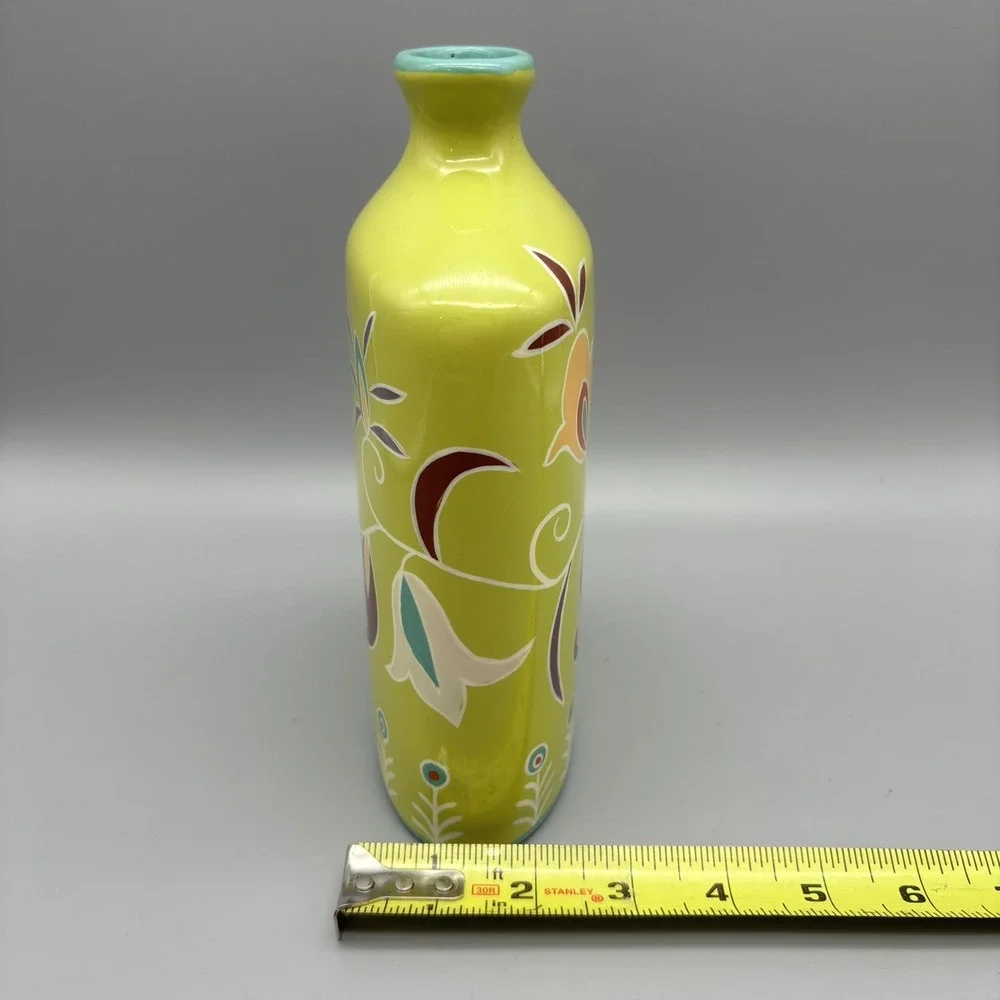 Jill Rosenwald‎ Toyo Next Green Turquoise Swirl Vase